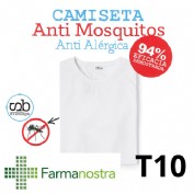 Camiseta antimosquitos stingbye camiseta manga corta  | talla t10 | color blanco
